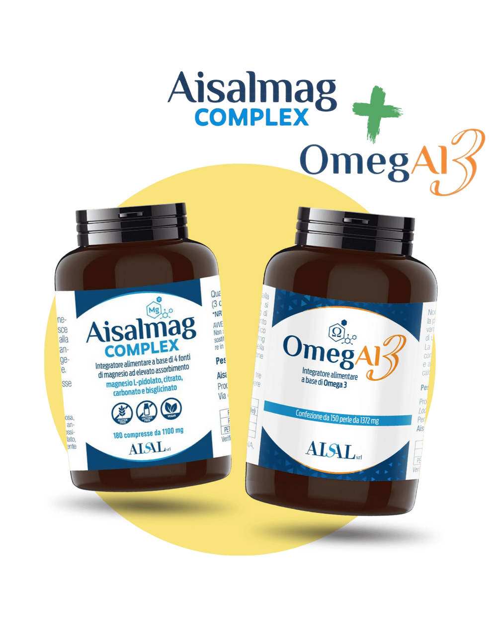 AisalMag complex + Omegal3 – Energia e Concentrazione