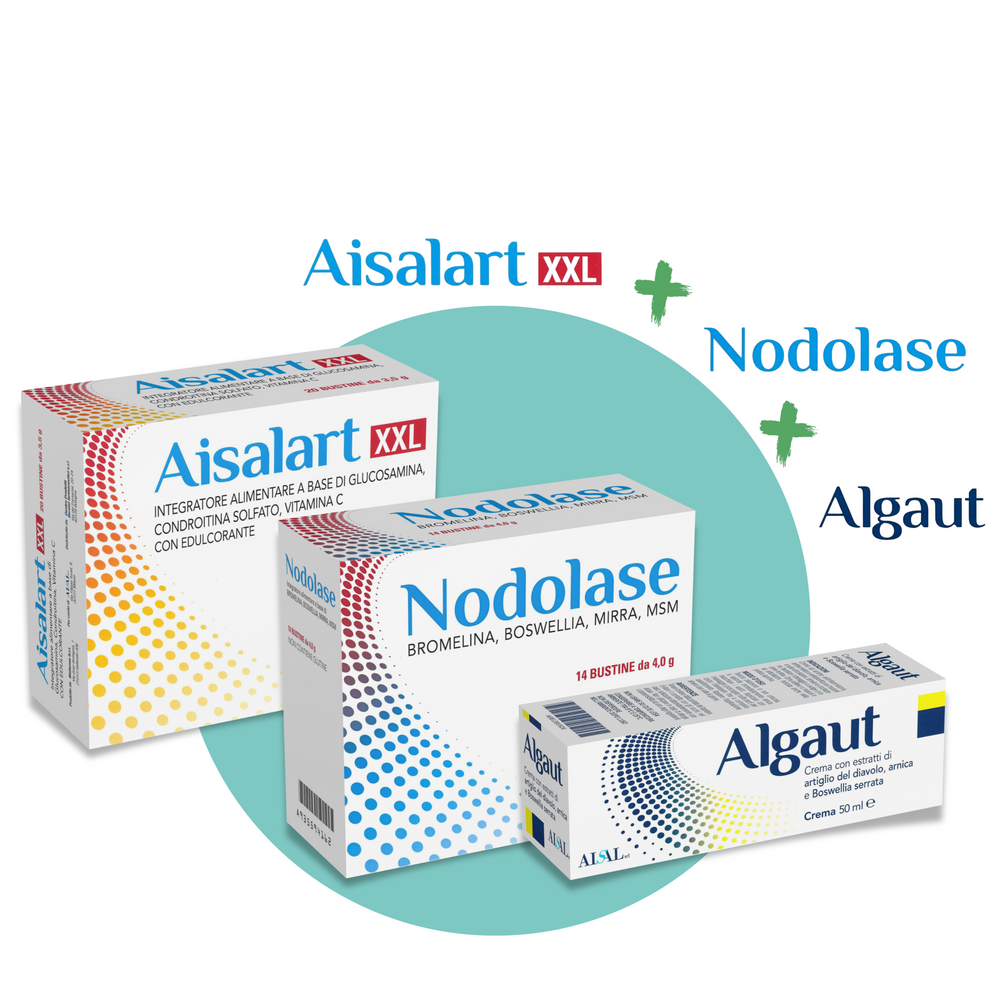 Aisalart XXL + Algaut + Nodolase – Supporto Articolare e Antinfiammatorio